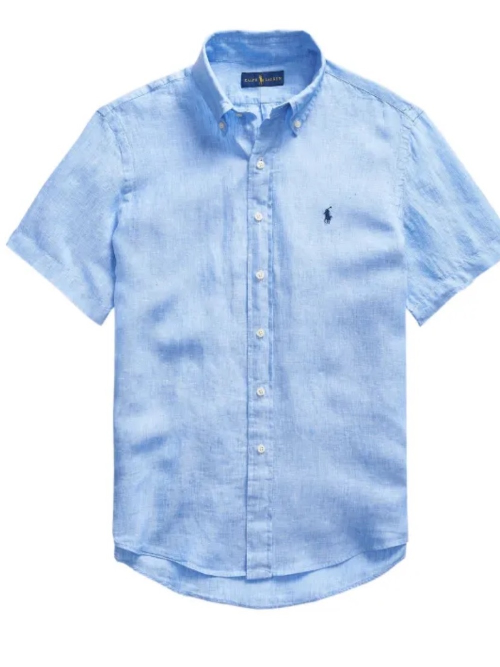 Polo by Ralph Lauren Sky Blue Short-Sleeve Button-Down Shirt